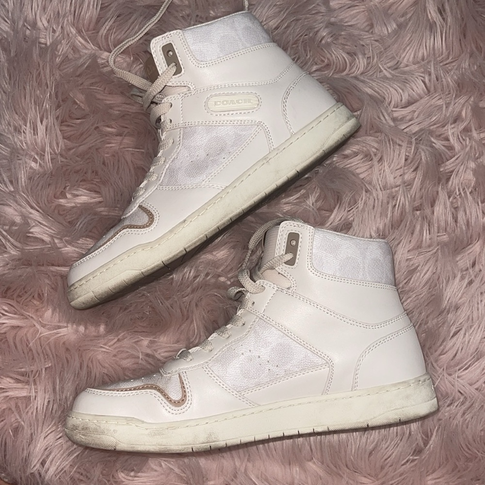 High Top Sneaker In Signature Canvas